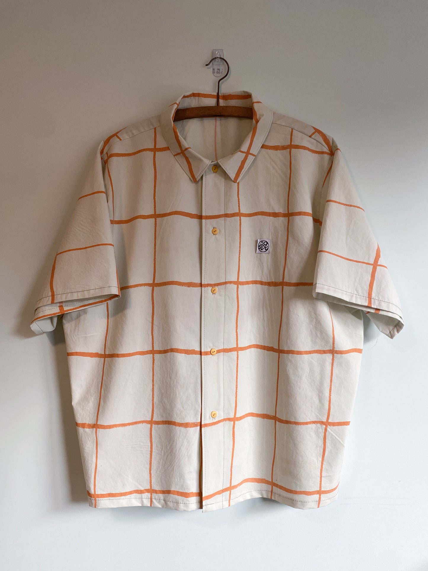 Up-cycled cotton shirt