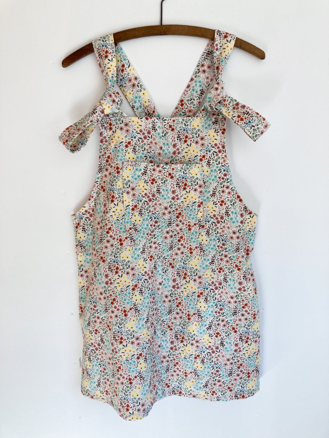 Floral corduroy pini dress